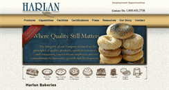 Desktop Screenshot of harlanbakeries.com